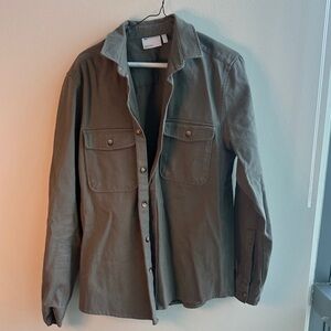 ASOS Olive Casual Button Down Shirt